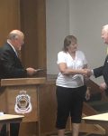 Chair Cr Peter Shinton and Deputy Chair Cr Sue Moore presenting Chris Connor his Life Membership 8th Nov 2019.