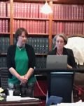 Felicity Greenway and Katharine Hole from DPE