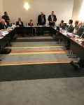 The Honorable Anthony Roberts, Minister for Planning, addressing delegates, Sydney, August 2017.