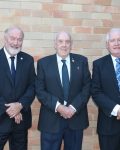 (L-R) Peter Shinton, John Martin, Greg Lamont at Singleton Council - 15 April 2019