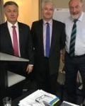 Mick Veitch MLC Labor, Adam Searle MLC Labor and Chair Cr Peter Shinton at 9th Feb 2019 Ordinary meeting Sydney