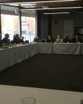 Delegates listening to Mick Veitch, MLC on Resources for Regions