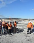 MERC Delegates on site at Whitehaven's Maules Ck Coal mine